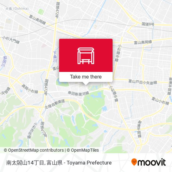 南太閤山14丁目 map