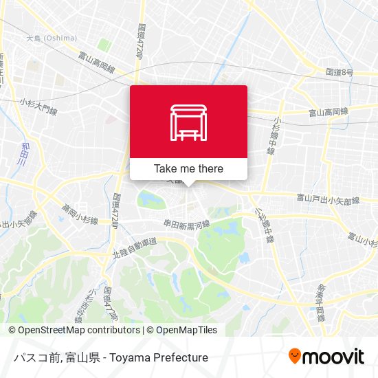 パスコ前 map