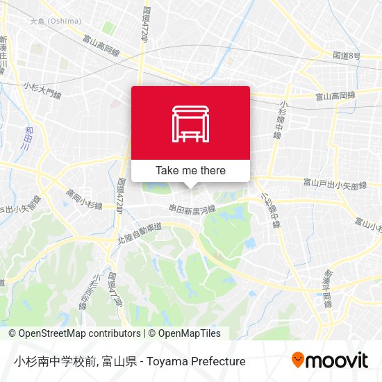 小杉南中学校前 map