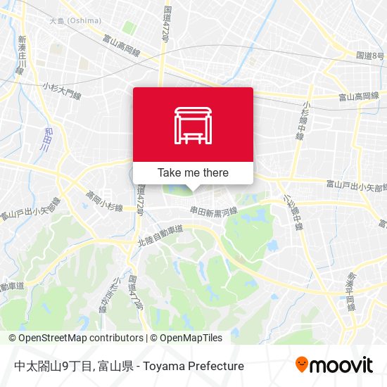 中太閤山9丁目 map