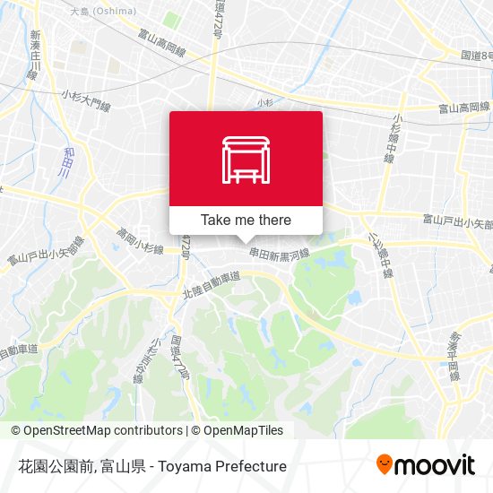 花園公園前 map