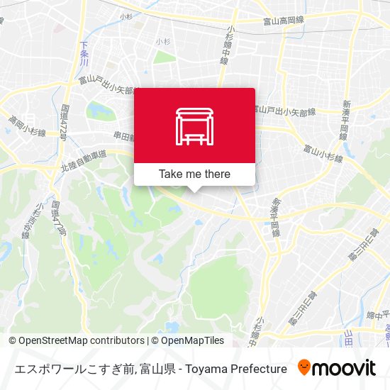 エスポワールこすぎ前 map