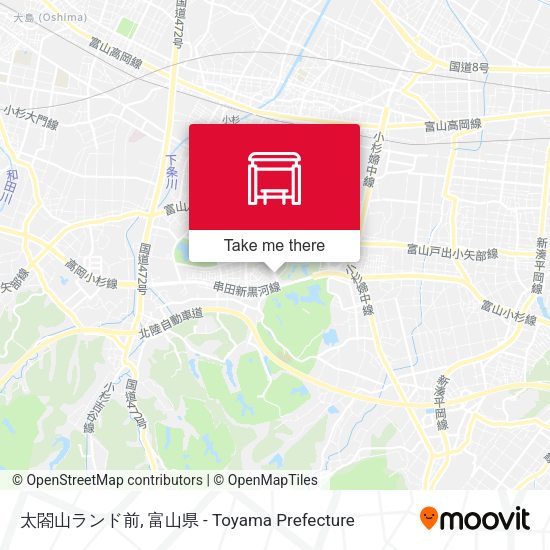 太閤山ランド前 map