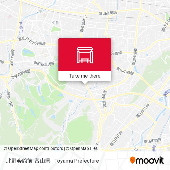 北野会館前 map