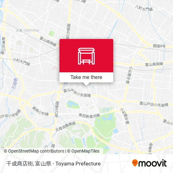 千成商店街 map