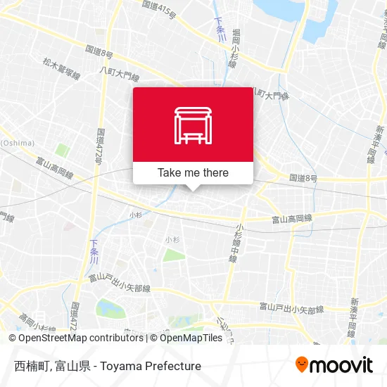 西楠町 map