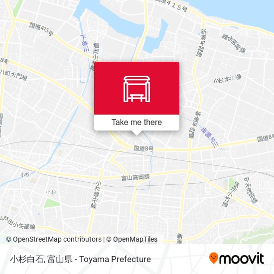 小杉白石 map