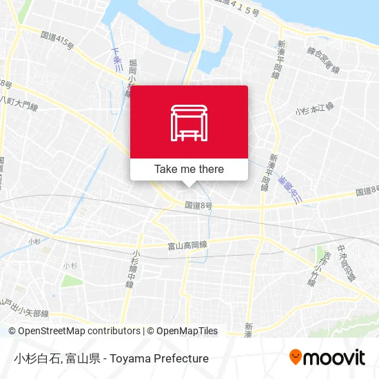 小杉白石 map