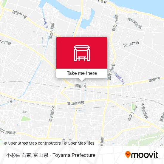 小杉白石東 map