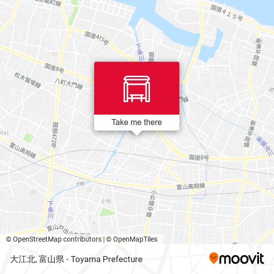 大江北 map
