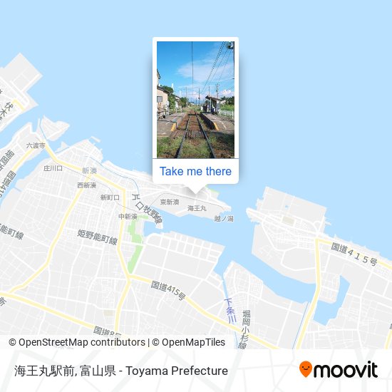 海王丸駅前 map