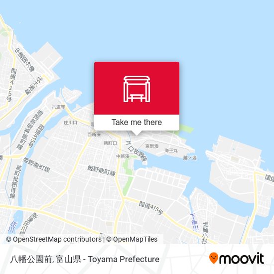 八幡公園前 map