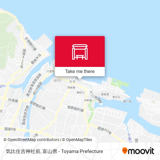 気比住吉神社前 map