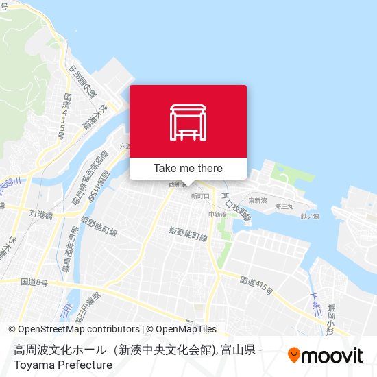 高周波文化ホール（新湊中央文化会館) map