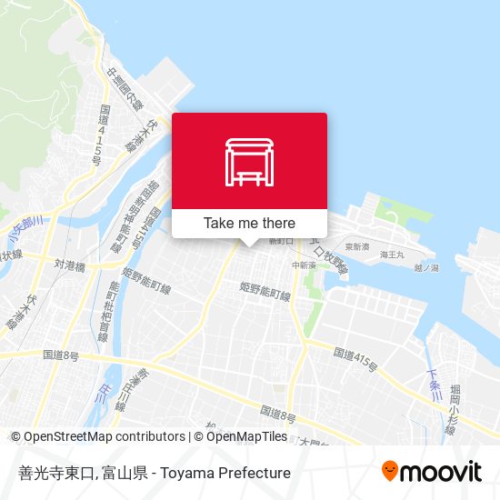 善光寺東口 map