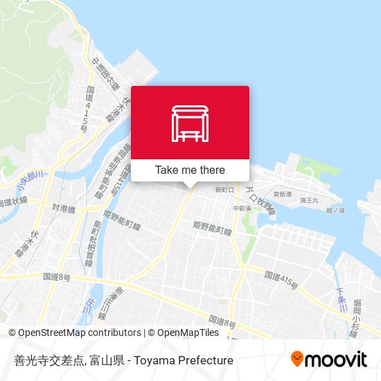 善光寺交差点 map