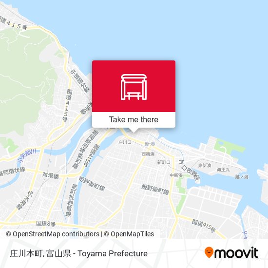 庄川本町 map