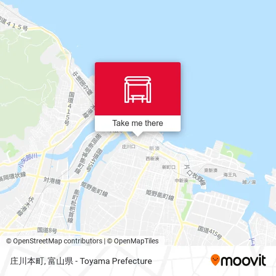 庄川本町 map