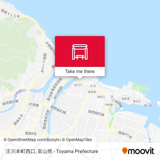 庄川本町西口 map