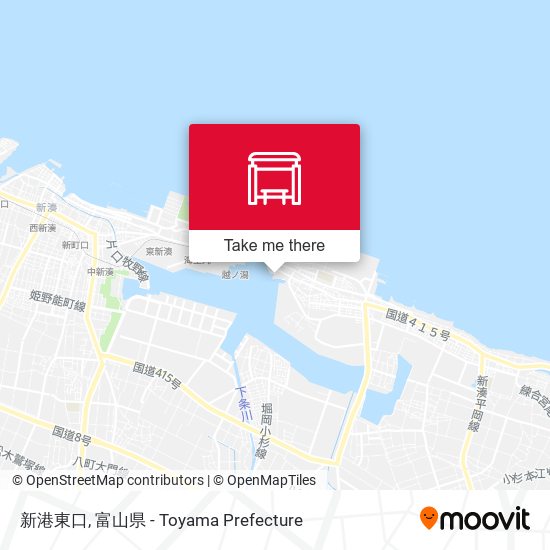 新港東口 map