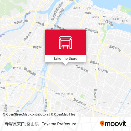 寺塚原東口 map