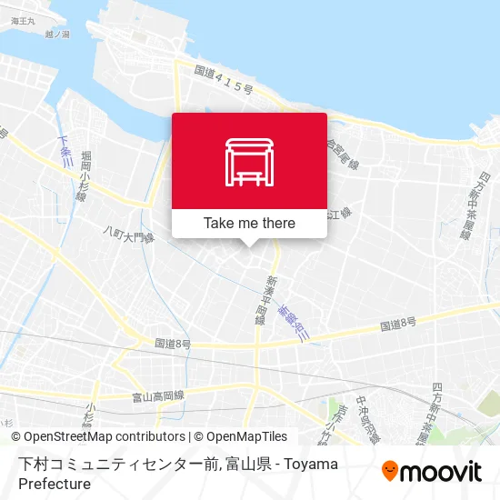 下村コミュニティセンター前 map
