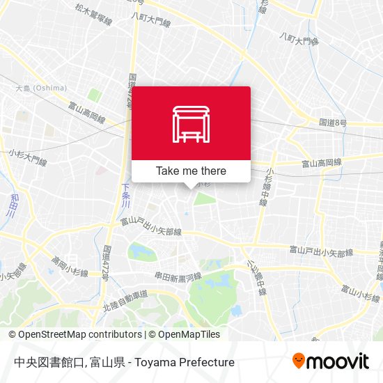 中央図書館口 map