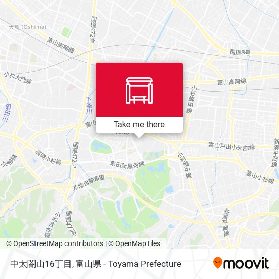 中太閤山16丁目 map