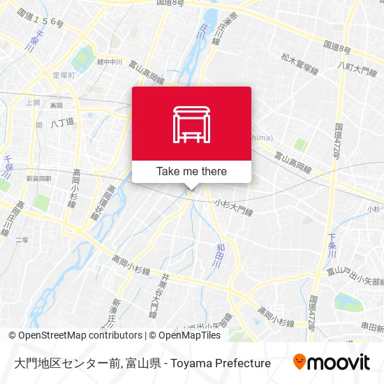 大門地区センター前 map