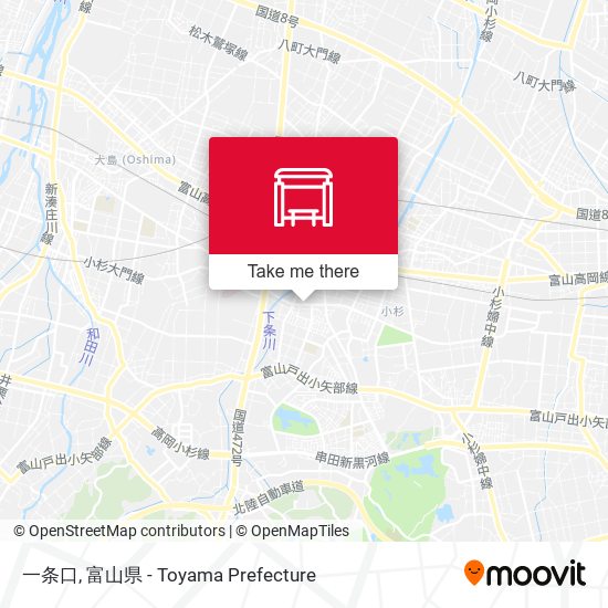 一条口 map