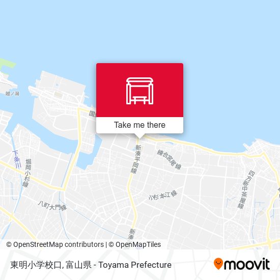 東明小学校口 map