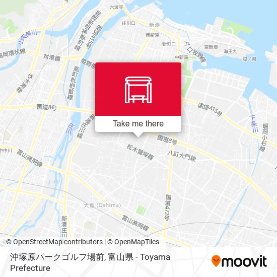 沖塚原パークゴルフ場前 map