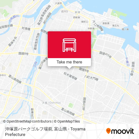 沖塚原パークゴルフ場前 map