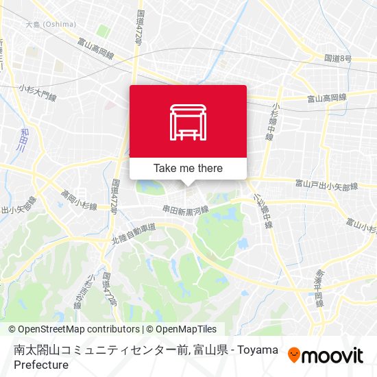 南太閤山コミュニティセンター前 map