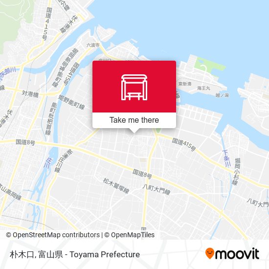 朴木口 map