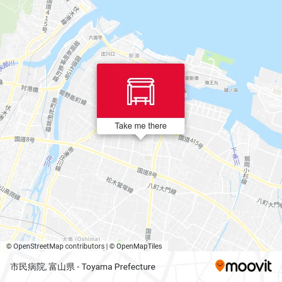 市民病院 map