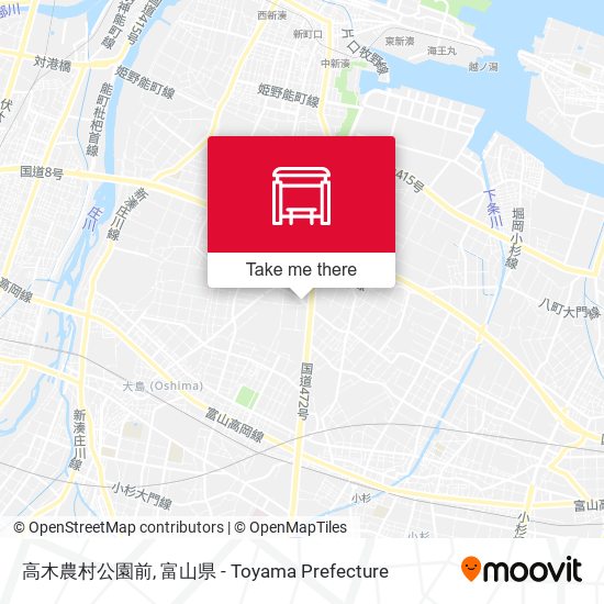 高木農村公園前 map