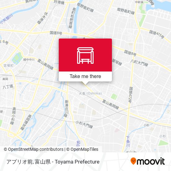 アプリオ前 map