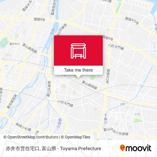 赤井市営住宅口 map