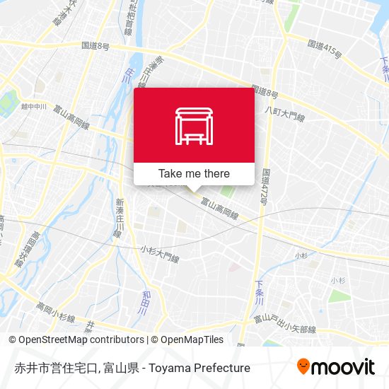 赤井市営住宅口 map