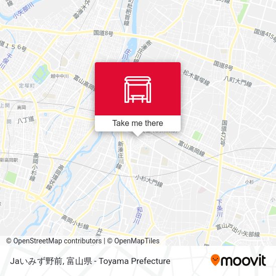 Jaいみず野前 map
