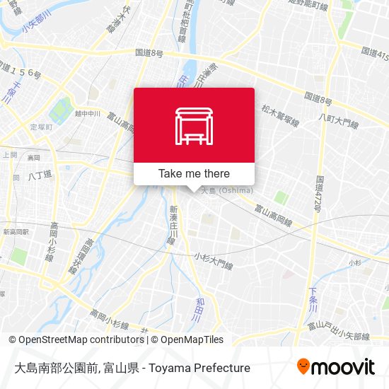 大島南部公園前 map
