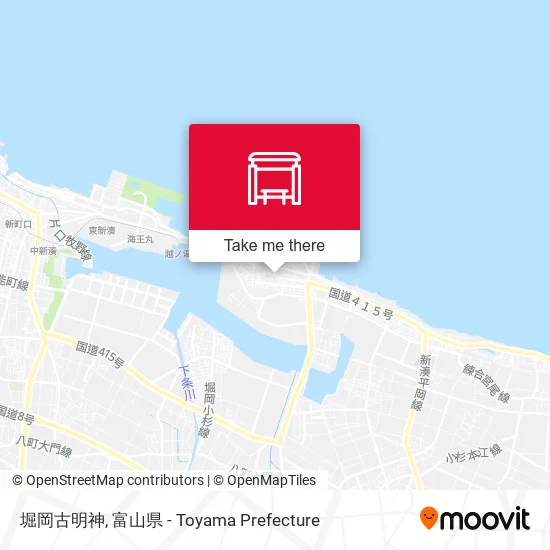 堀岡古明神 map