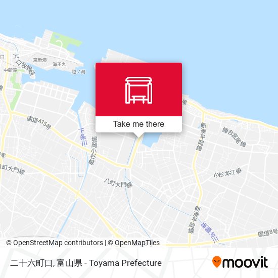 二十六町口 map