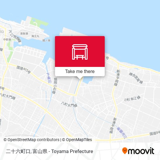 二十六町口 map