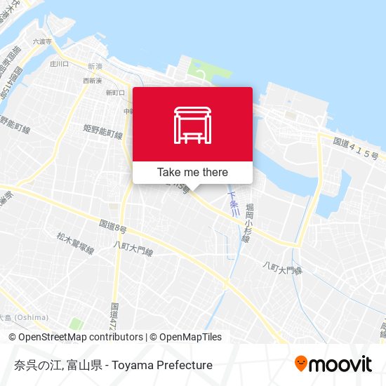 奈呉の江 map