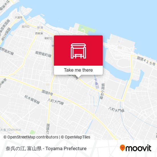 奈呉の江 map