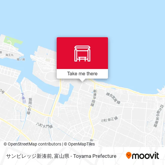 サンビレッジ新湊前 map
