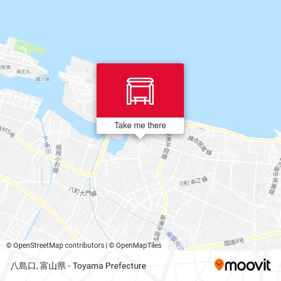 八島口 map