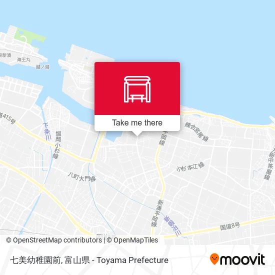 七美幼稚園前 map